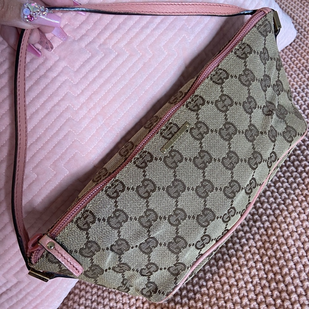 GUCCI Monogram Boat Pochette